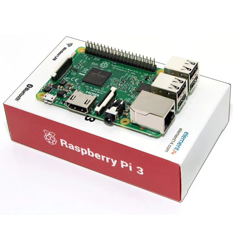 Raspberry Pi 3 Модель B Bluetooth 4.1 Беспроводной LAN 1 ГБ оперативной памяти с Wi Fi и 4 USB 2.0 Порты