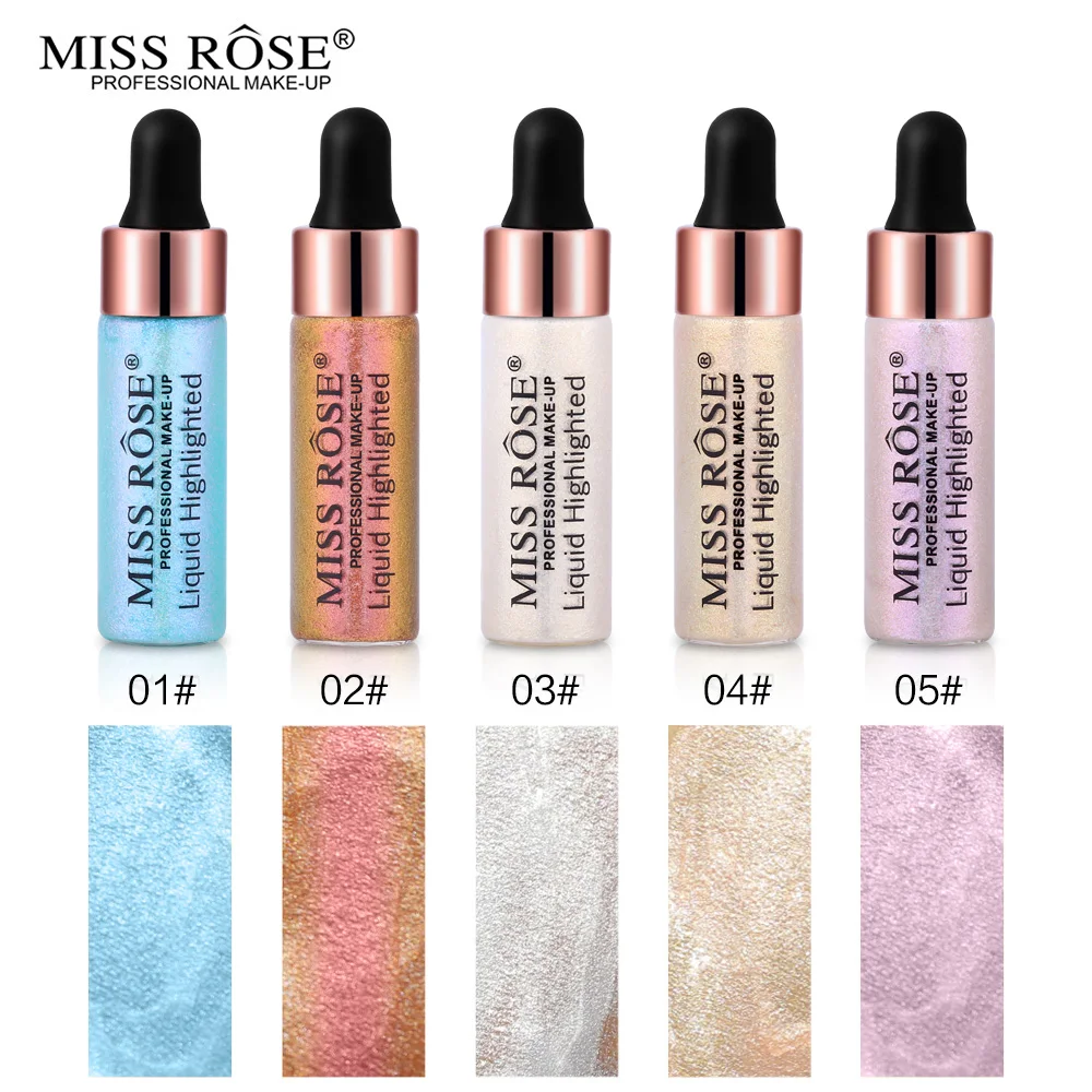 MISS ROSE 5 цветов осветитель жидкий хайлайтер подводной ТИНТ макияж осветлитель для