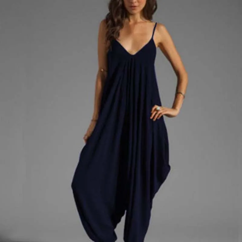 Длинное боди модный летний женский комбинезон-шаровары комбинезон элегантный