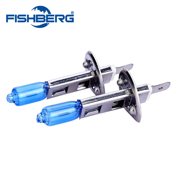 2 шт. галогенные лампы для фар H1 55 Вт 12 в 6000 К|headlight bulb|h1 55wsuper white |