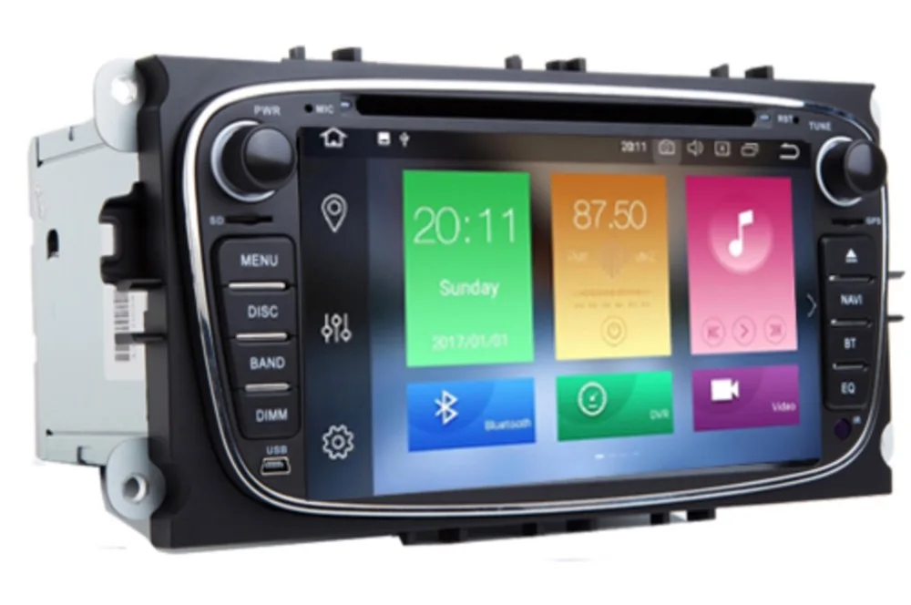 В наличии 4G + 64G андроид 10 автомобильный DVD GPS Navi для FORD Focus C Max Mondeo с поддержкой Wi Fi