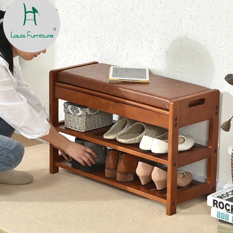 Луи Мода вы можете сидеть обувь деревянные двери домашние Современные Простые