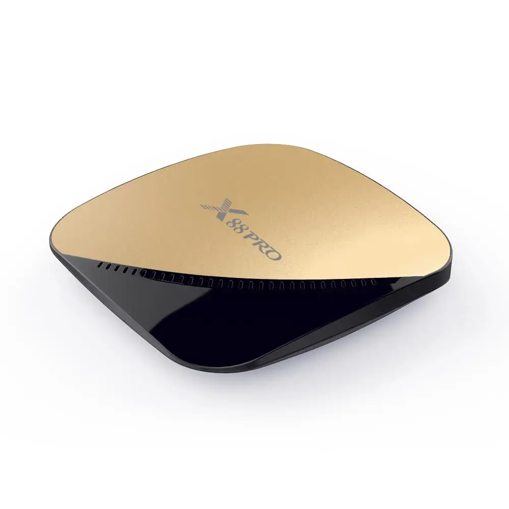 BEESCLOVER X88 PRO ТВ приставка Rockchip RK3318 4 ядра 2,4G и 5G Wifi 4K HDR приставка Android 9,0 USB 3,0 Поддержка 3D кино золото r25