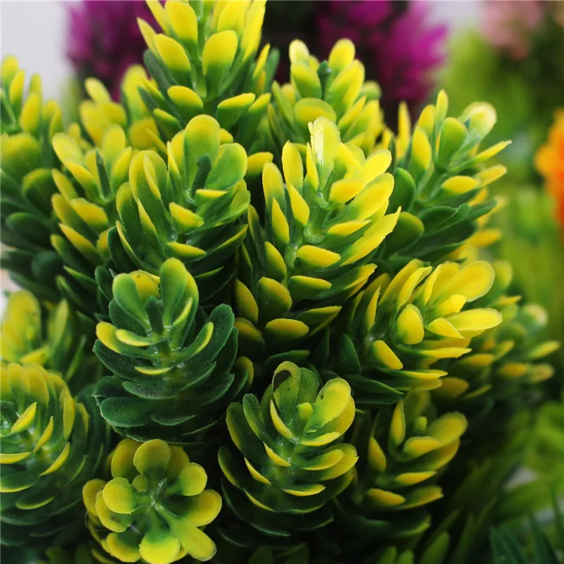 Пластиковая декоративная ваза для дома и офиса 7 цветов цветочный