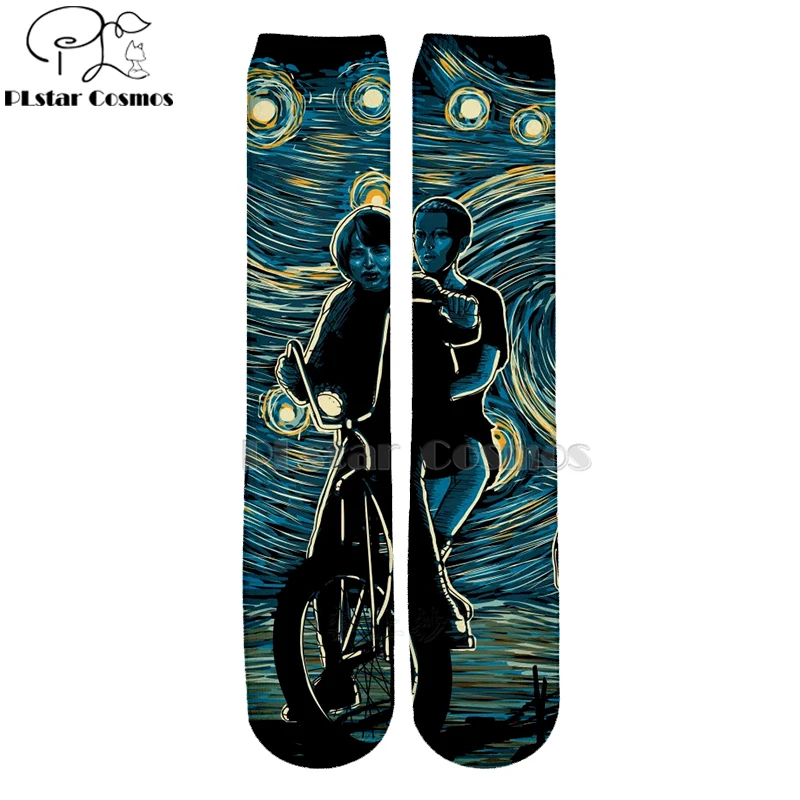 

Plstar Cosmos stranger things socks Cartoon 3d socks Men Women Funny 3D High Socks Men Women high quality dropshopping