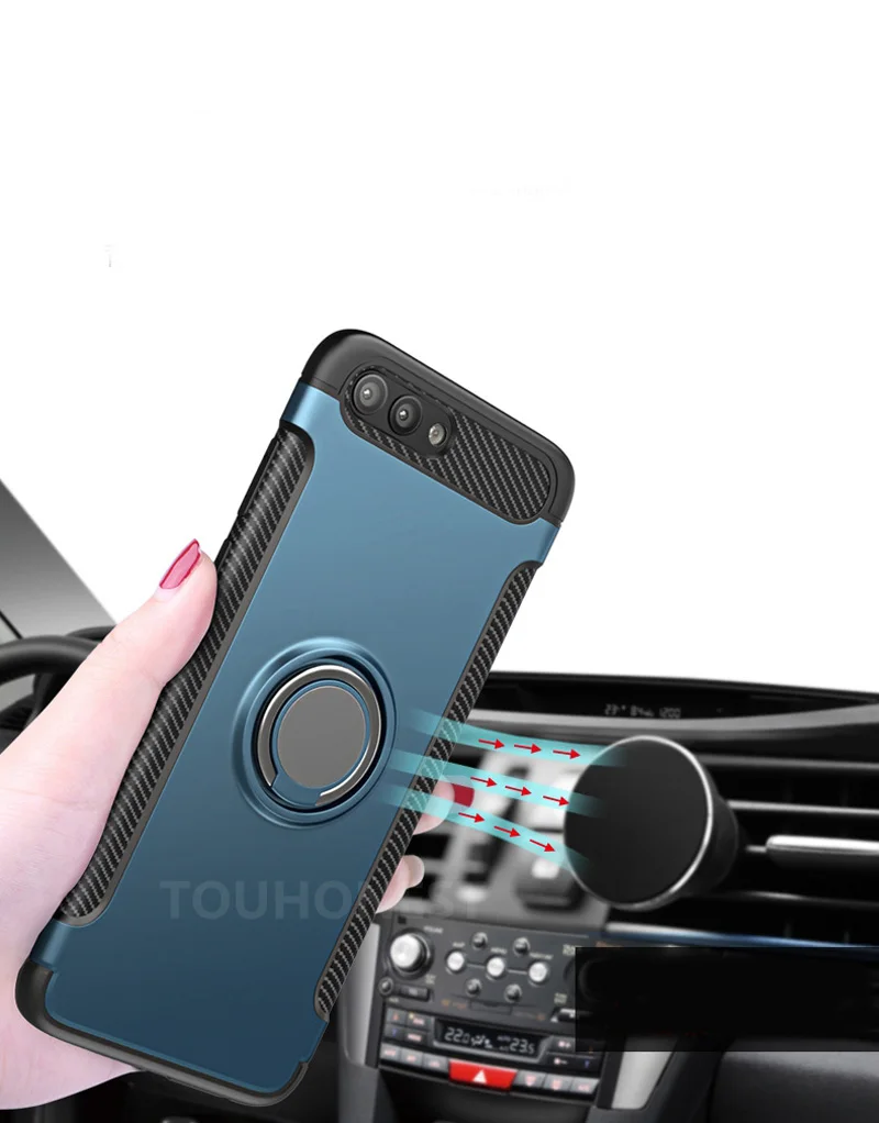 P20 Pro противоударный чехол для huawei P20 lite Коврики 10 P10 lite Honor 9 Honor 10 lite P30 Pro Коврики 20 держатель палец кольцо крышки Y9