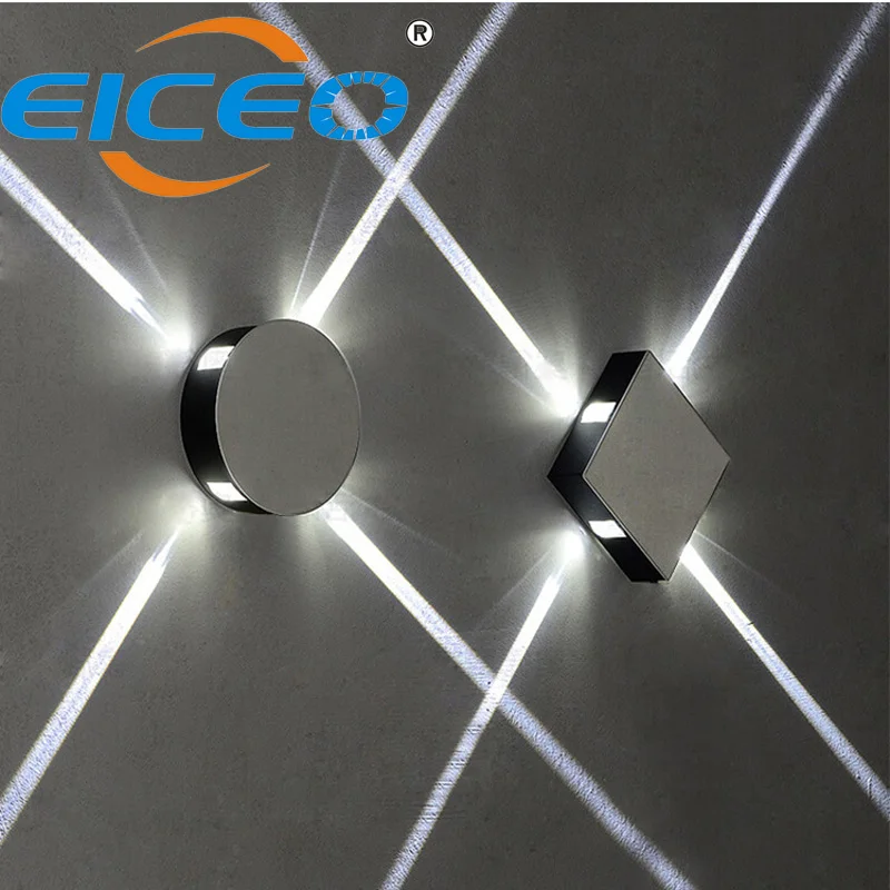 Современный светодиодный настенный светильник поверхностного монтажа вверх и