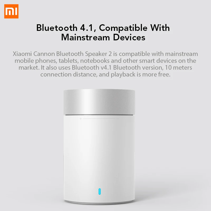Xiao mi Беспроводная Bluetooth Колонка II 2 Bluetooth 4,1 металлическая Громкая связь mi C mi ni Динамик встроенный литиевый аккумулятор Xiao mi