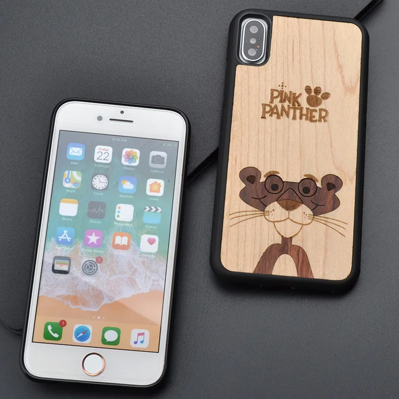 Чехол для Iphone 6 s 7 8 plus X с изображением животных и розовой Пантеры чехол телефона