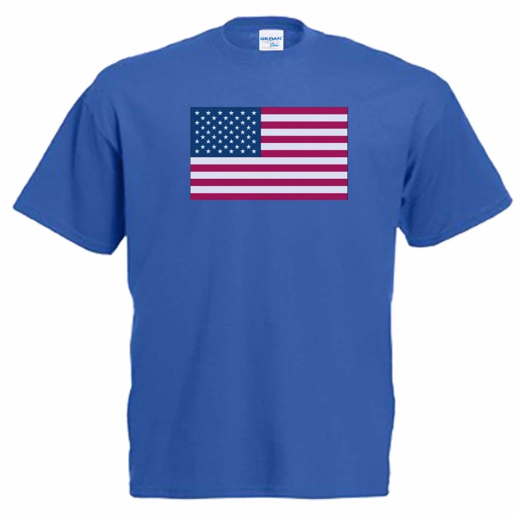 

Men's New Arrival Summer Style T Shirts Short Sleeve Leisure Fashion Summer American Usa Flag T-Shirt Designs