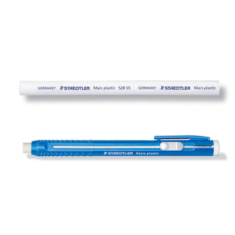 Staedtler Марс пластиковый карандаш свинцовый резиновый держатель ластика/Заправка для графита на бумаге и матовой Чертёжной пленки 528 50 искусство