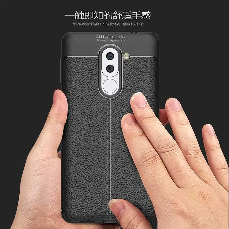 Mokoemi Модный чехол с узором Личи Ударопрочный Мягкий 5 &quotдля Huawei Honor 6X для телефона