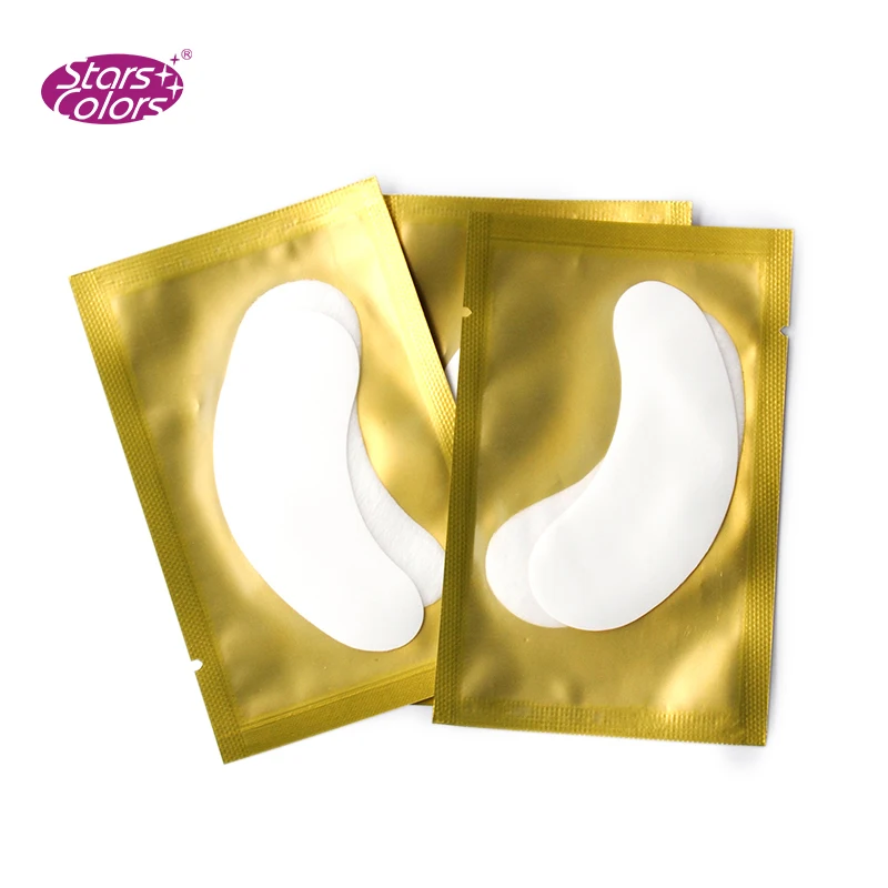 

Thin Gel Eyelash Patch Flexible 100 Pairs/bag Silver Pack Lint Gel Eye Pad Patch Collagen No Simulate Eye Pads