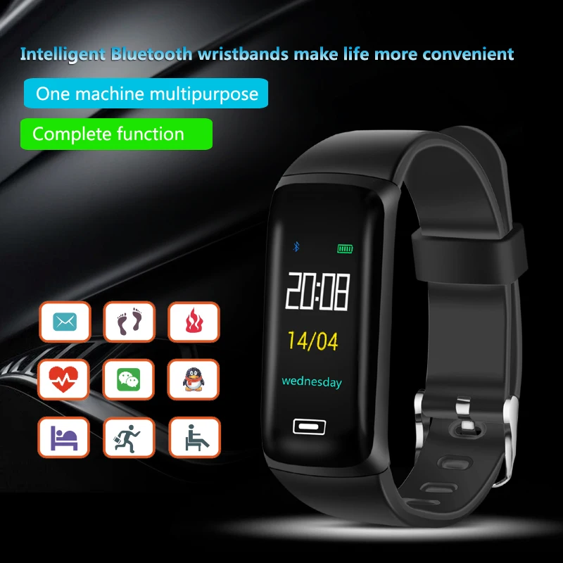 Спортивные часы для бега занятий спортом Bluetooth трекер сна сердца артериального