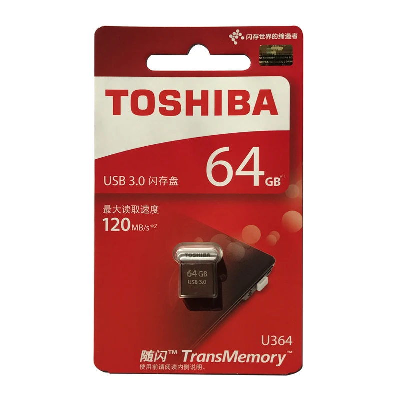 Toshiba USB флэш накопитель 3 0 U364 Скрытая Drive USB3.0 высокое Скорость 64 GB флешки Transmemory Mini