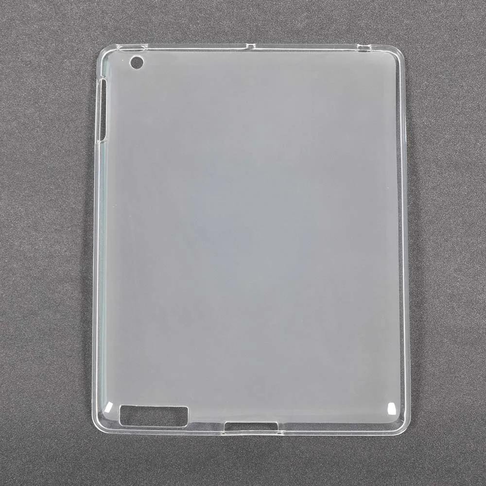 Мягкая полупрозрачная задняя крышка из ТПУ для Apple IPad 2 3 4 Чехол Funda 5 Air 9 7 дюймов