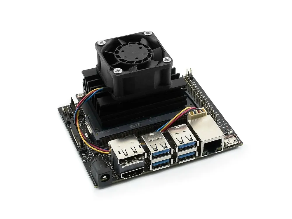 Waveshare Dedicated Cooling Fan for Jetson Nano, PWM Speed Adjustment, Strong Cooling Air