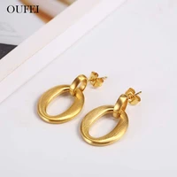 oufei stud earrings for women jewelry accessories fashion charm earring stainless steel jewelry woman wholesale free shipping