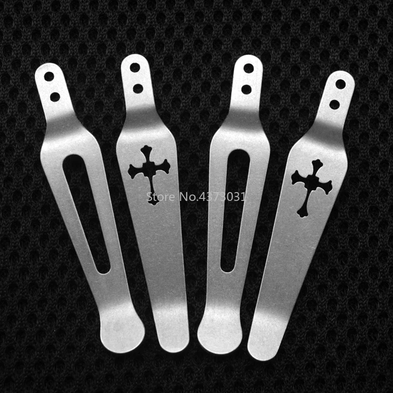 

1pc Hind XM18/24 design Tc4 Titanium pocket Knife clip pocket clip belt clip