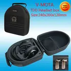 Чехол для наушников V-MOTA TDD, для наушников DENON AH-D7100, AH-D600, AH-D320RDEM, AH-D400, AH-D320BUEM (чемодан для гарнитуры чехол)
