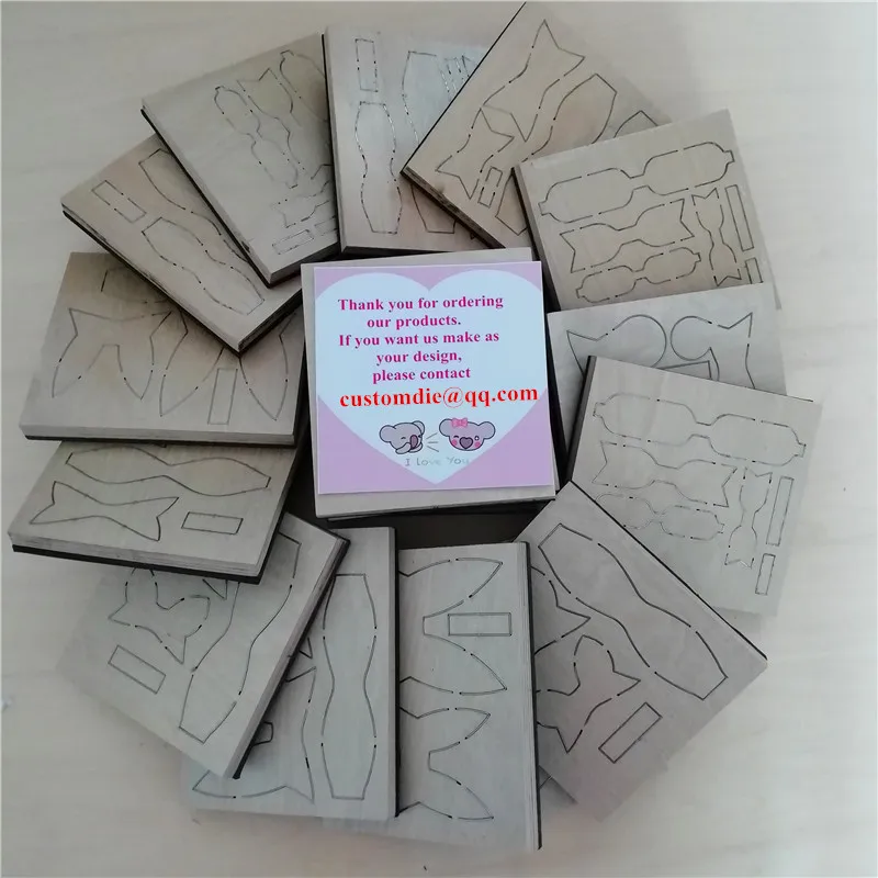 Custom Cutting Dies Cutter wood die Knife mold|Вырубные штампы| |