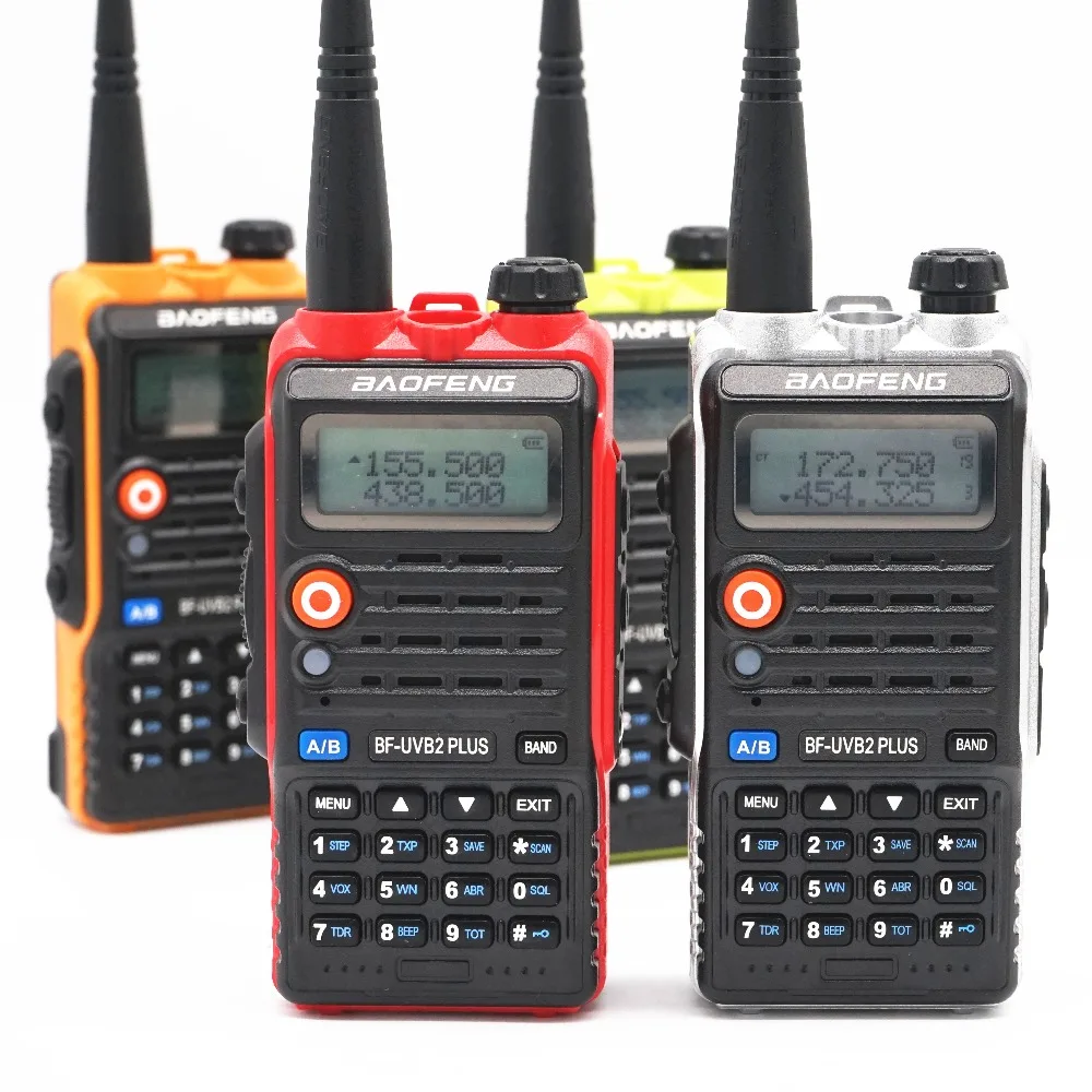 BaoFeng UV-B2 Plus 8 Вт Высокая мощность FM трансивер 4800 мАч батарея BF-UVB2 Plus для CB радио мобильного радио UVB2 Walkie Talkie Uv-b2