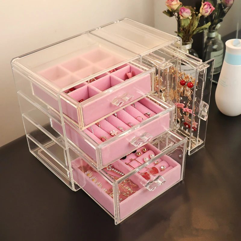 Нордические украшения органайзер коробка браслеты серьги гвоздики кольцо