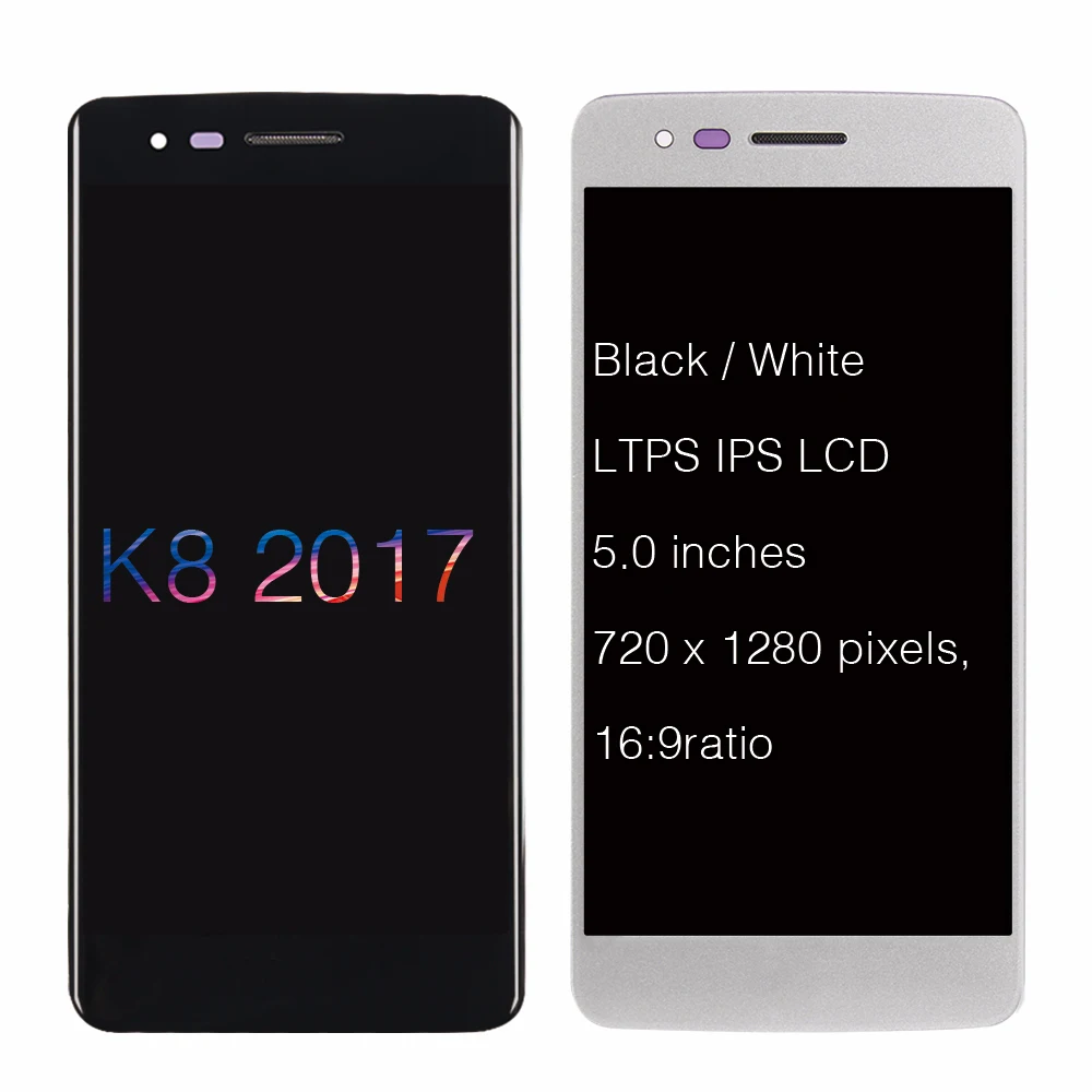 Оригинальный 5 ''ЖК дисплей для LG K8 2017 X240 ЖК сенсорный экран дигитайзер с рамкой