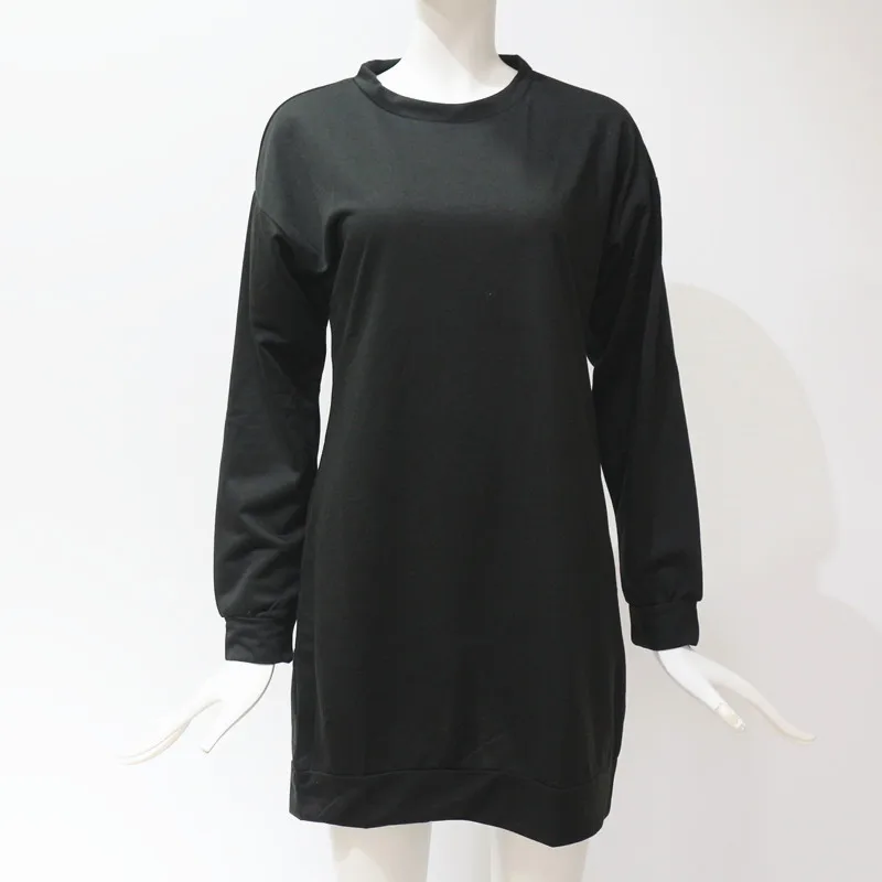 Женские толстовки 2019 свитшоты новая осенняя Повседневная однотонная Свободная