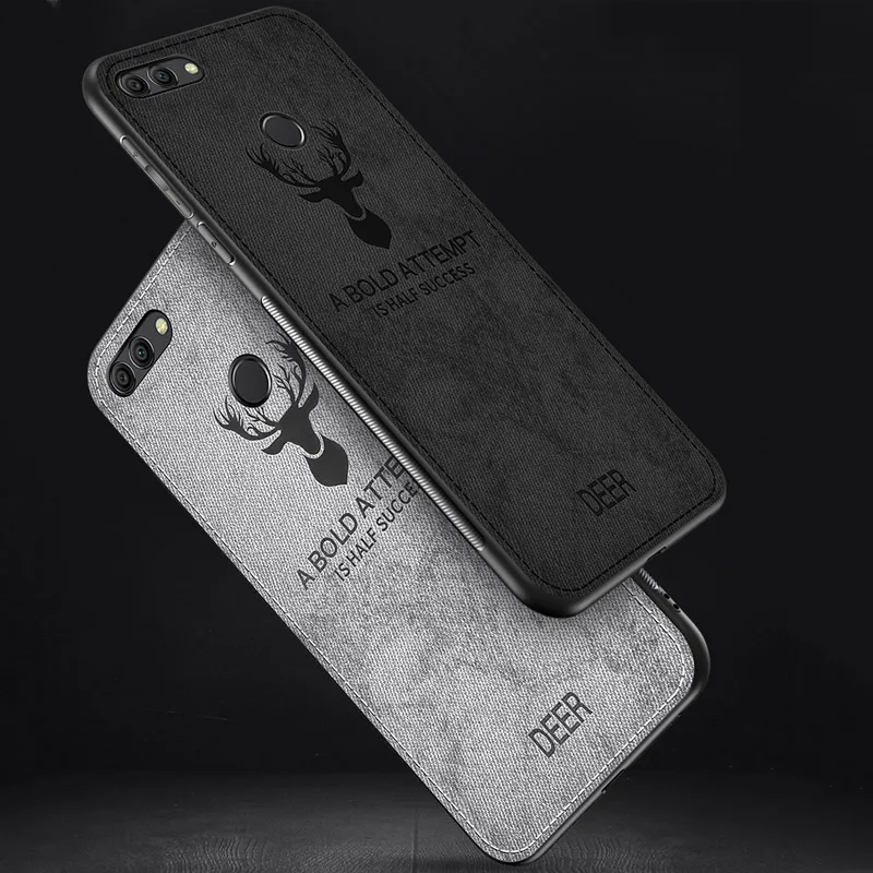 3D олень ткани текстуры случаи телефона для huawei Honor 6X7X8 8X max V8 тонкий мягкий