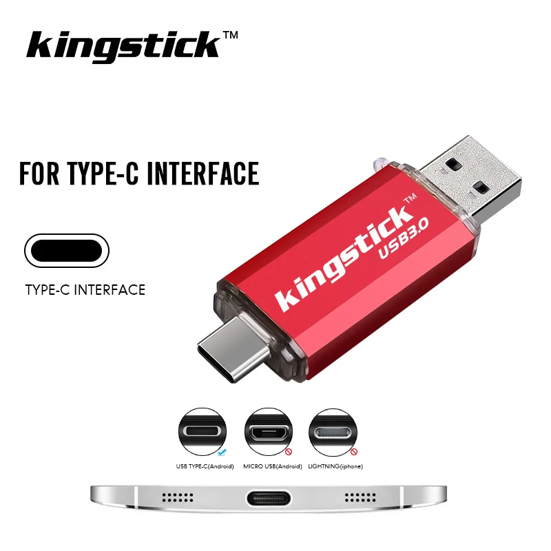 Новейший USB 3 0 Type C usb флеш накопитель 128 Гб 64 ГБ 32 16 ручка металлическая
