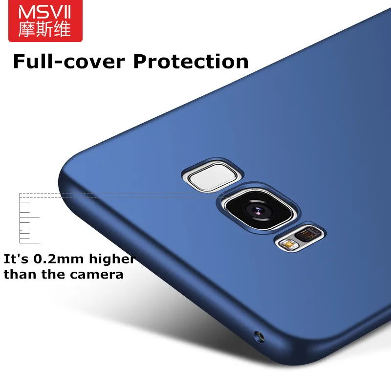 Чехол для samsung galaxy S8 Роскошный чехол MSVII Plus чехлы простая стильная задняя крышка