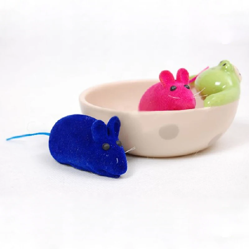 2 шт. кошка котенок собака игрушка накладные Мышь крысы писк Шум звуковая