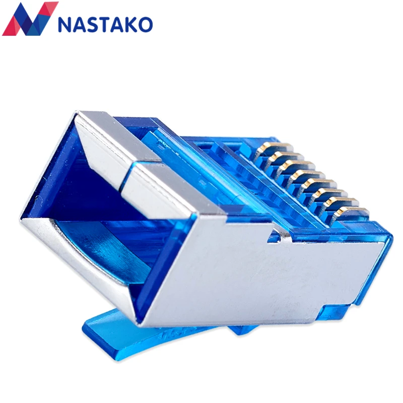 Cat5e Cat6 rj45 разъем cat6 вилки сетевой металлический экранированный модульный