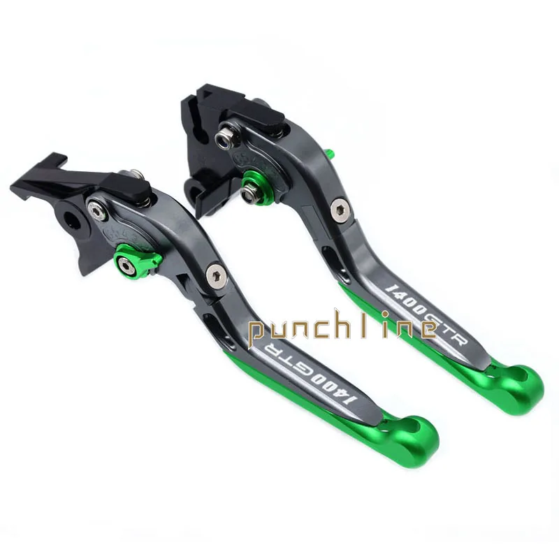 Логотип 1400GTR для KAWASAKI GTR1400/Конкурс 2007-2017 аксессуары мотоциклов Складные Выдвижные