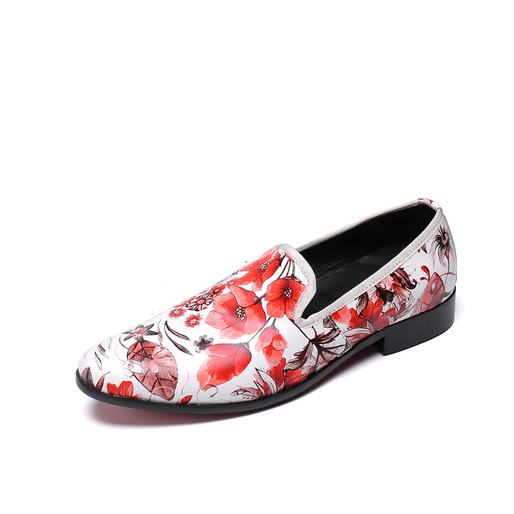 Christia Bella 2018 New Men Loafers Brand Handsome Comfortable Top Quality Floral Casual Shoes Summer Slippers Plus Size | Обувь