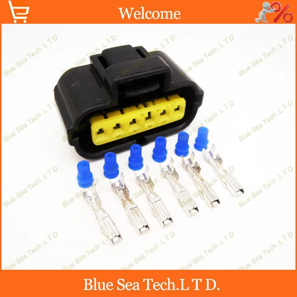 10 комплектов AMP TE 6 Pin/way Автоматическое подключение автомобильный