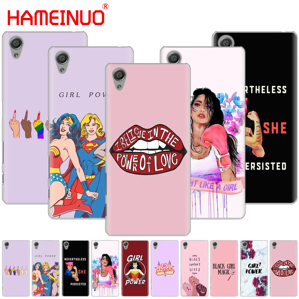 Чехол для телефона HAMEINUO Girl Power чехол sony xperia C6 XA1 XA2 XA ULTRA X XP L1 L2 XZ1 compact XR/XZ