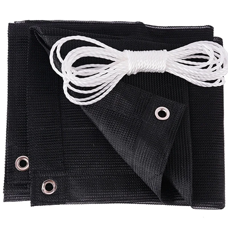 75% затенение высокое качество без запаха Черный солнцезащитный козырек садовые