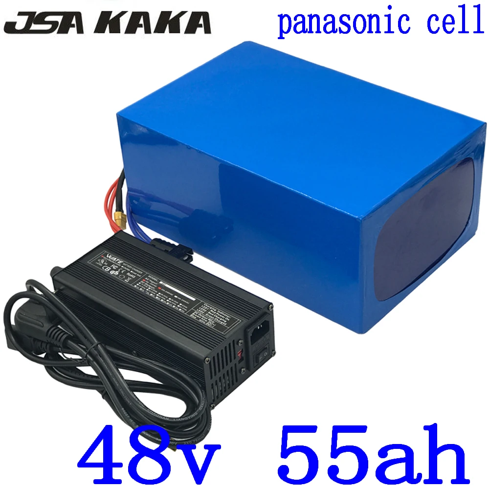 

48V 1000W 2000W 3000W E-Bike Scooter Battery Pack 48V 30AH 35Ah 40Ah 50Ah 60Ah Electric Bike Lithium Battery Use Panasonic Cell