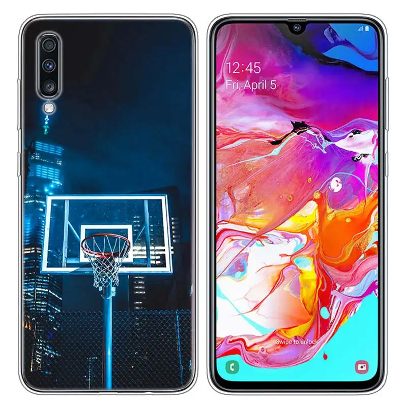 Прозрачный мягкий силиконовый чехол для телефона I Love Basketball для samsung Galaxy A10 A30 A40 A50 A70