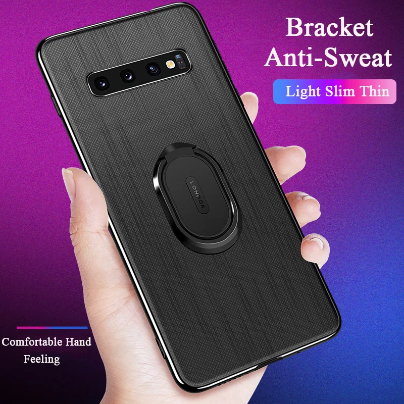 Роскошный чехол с текстурой ткани Etui Note10plus для Samsung Note 10 S10 Plus S10E магнитный