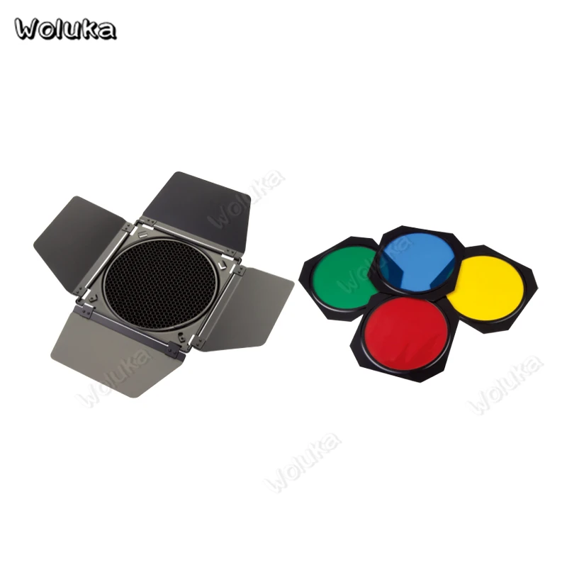 Аксессуары для вспышки Шторки пчелиных сот 4 цветные светильник фильтры съемки