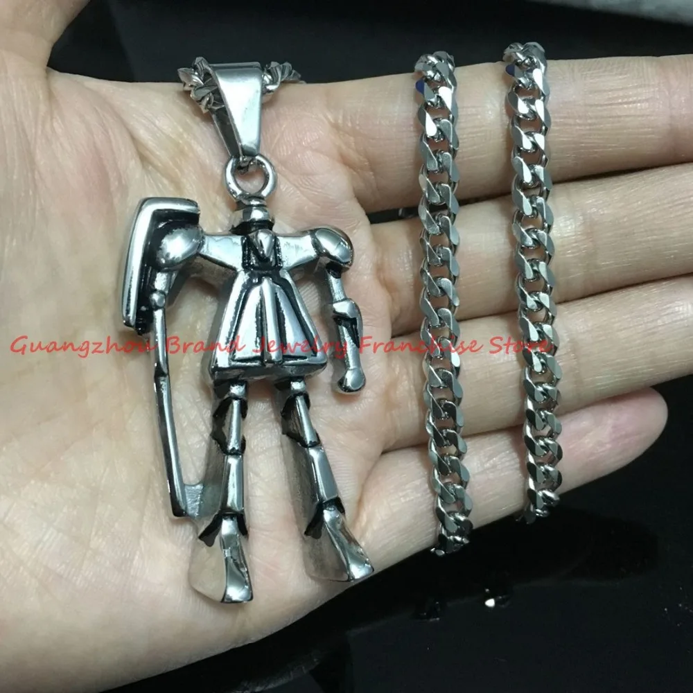 Новое поступление личности 316L Нержавеющая сталь серебро или золото топ робот