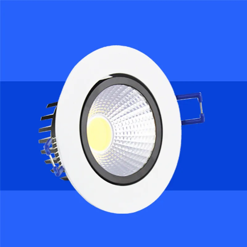 1 шт./лот супер яркий CREE 9 Вт 12 15 18 21 LED COB Потолочные светильники с регулируемой