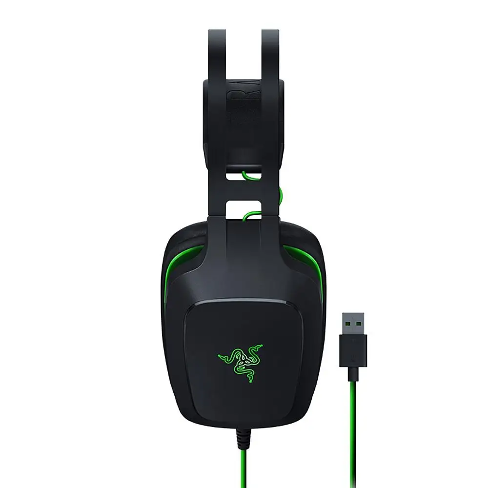 Razer Electra V2 USB игровая гарнитура 7 1 Surround Sound киберспорта со съемной Mic Jack музыка