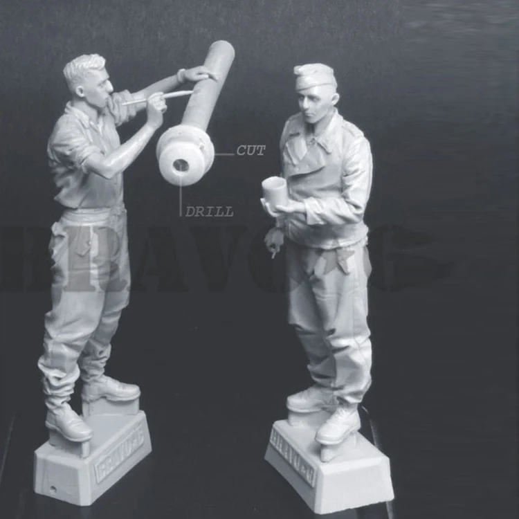 1/35 Einer холодильник модель солдатика из смолы GK второй мировой войны несобранный и