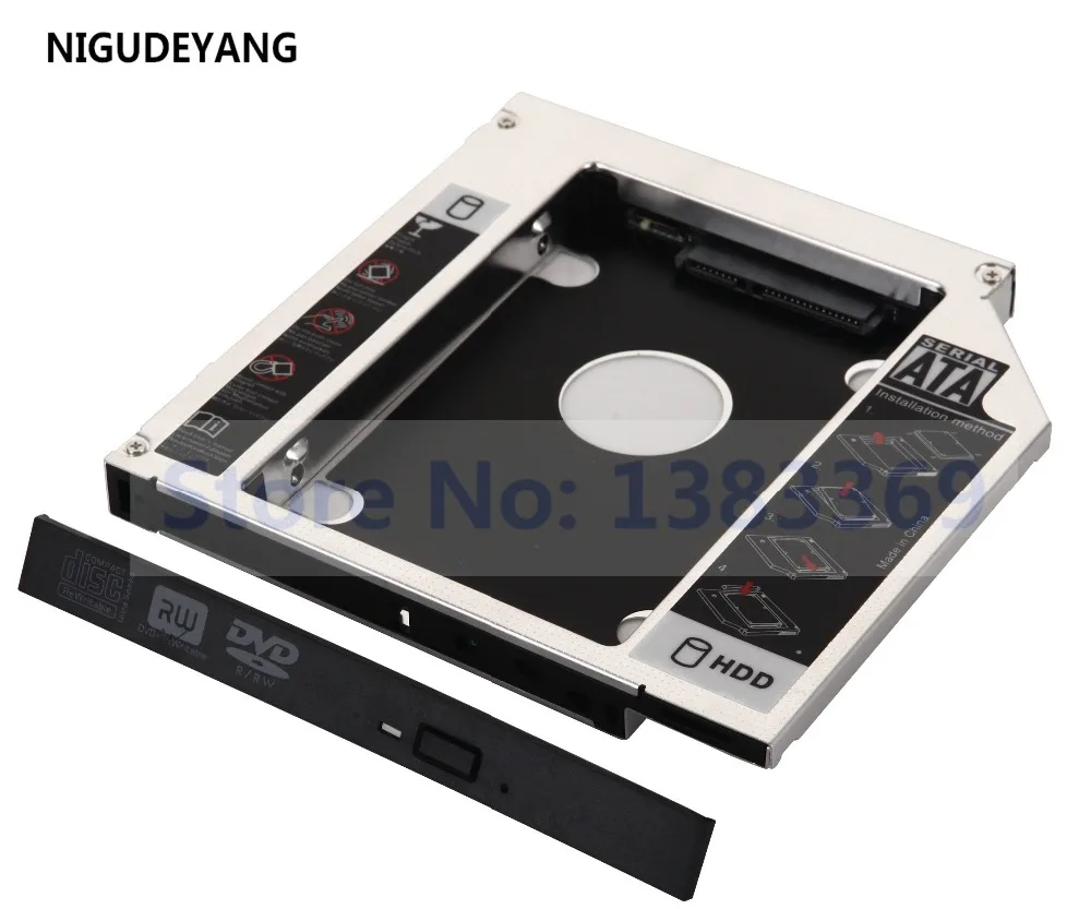 NIGUDEYANG 2nd SATA жесткий диск HDD SSD Caddy адаптер для acer Aspire V3-551G E1-731 V3-731q GTA0N UJ8B0AW