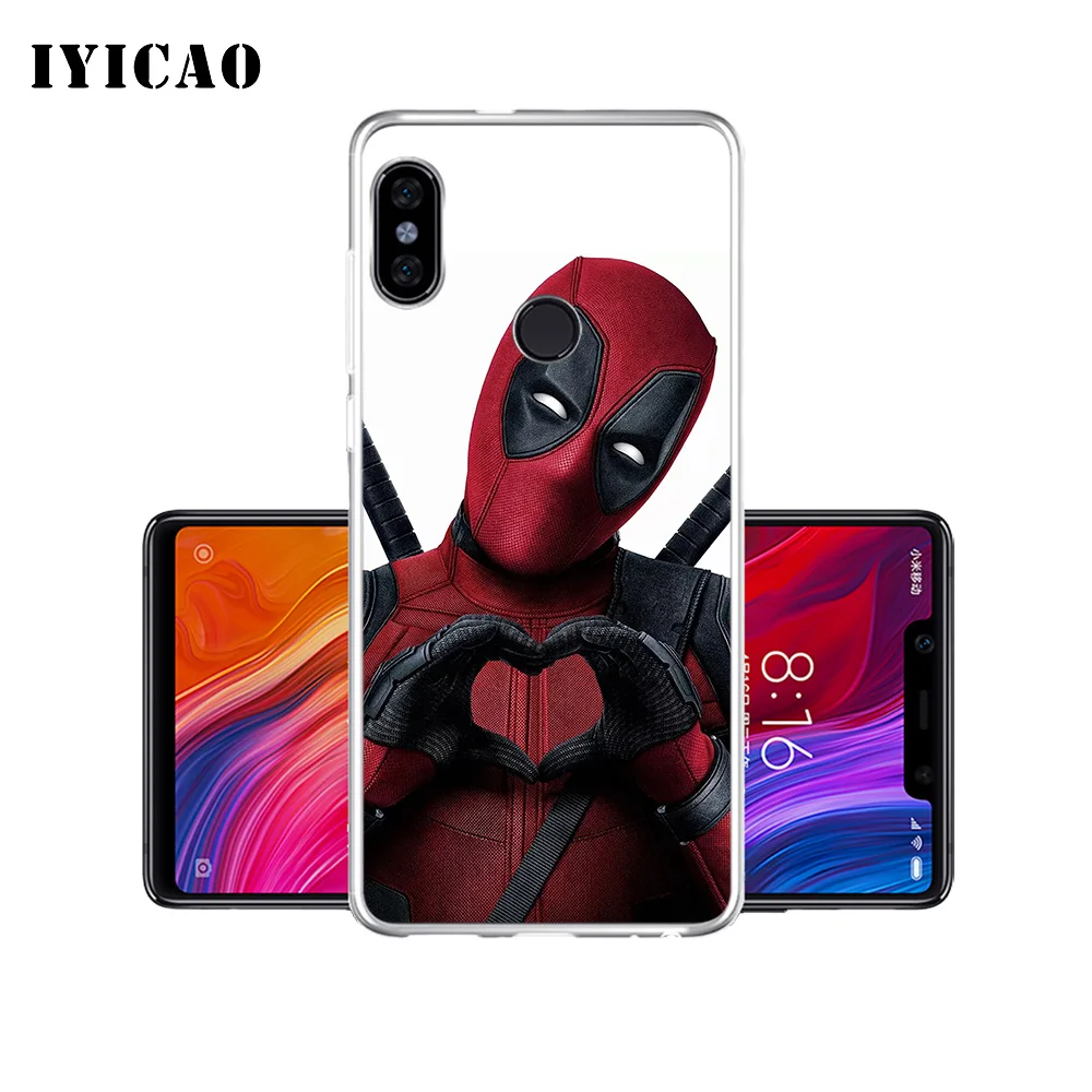 IYICAO DEADPOOL 2 movie Soft Silicone Phone Case for Xiaomi Mi 9 8 SE 6 A1 A2 Lite F1 MIX2S MIX3 TPU Cover | Мобильные телефоны и