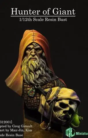 Смола фигура грудь Охотник на гигантский модель комплект | Игрушки и хобби